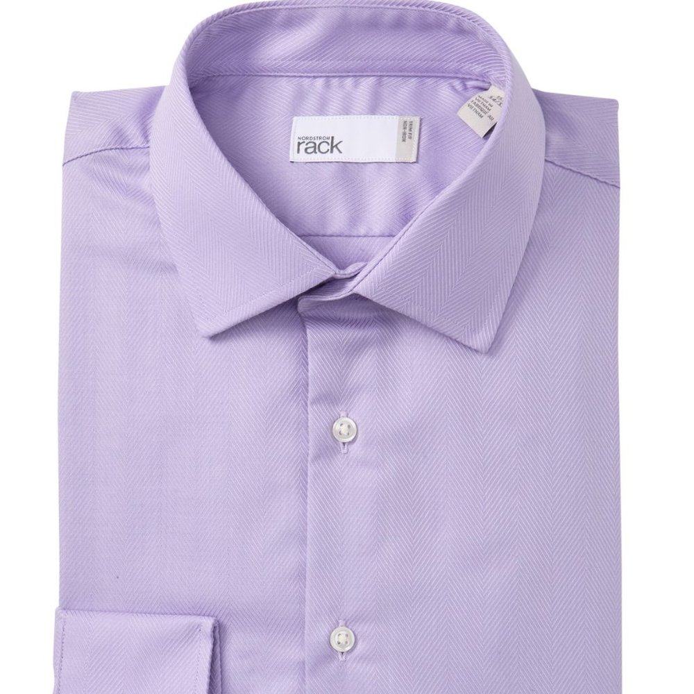 Nordstrom Rack Trim Fit Solid Dress Shirt